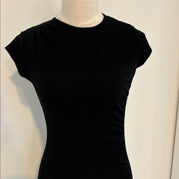 Monrow Black Cap Sleeve Dress, XS - Picture 4 of 9